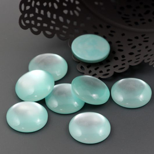 Kabošon akrylový mint 20mm