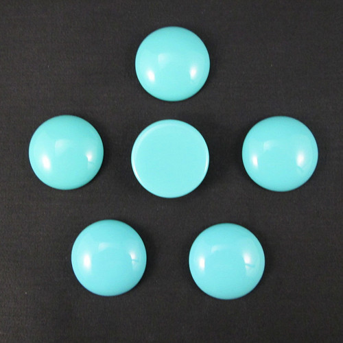 Kabošon akrylový mint 22mm — foto 1