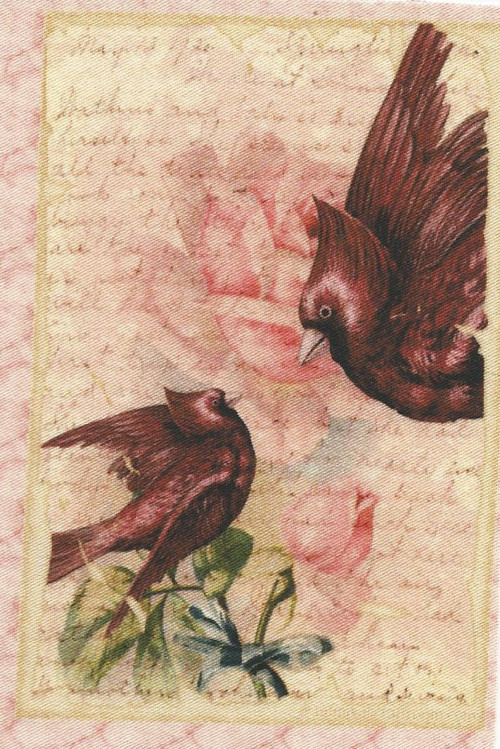 Bavlněná látka - panel 8,5 x 13 cm
