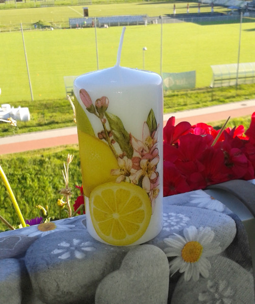 Svíčka s citrony III — foto 1