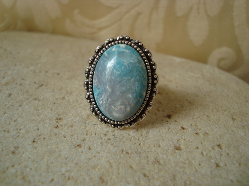 Prsten velvet turquoise blue — foto 1