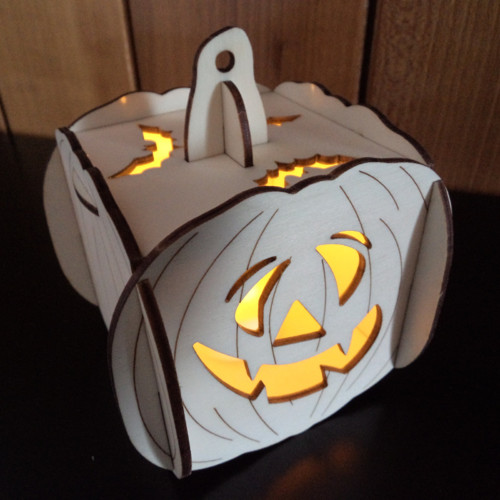 3D dýně na halloween - motiv 3