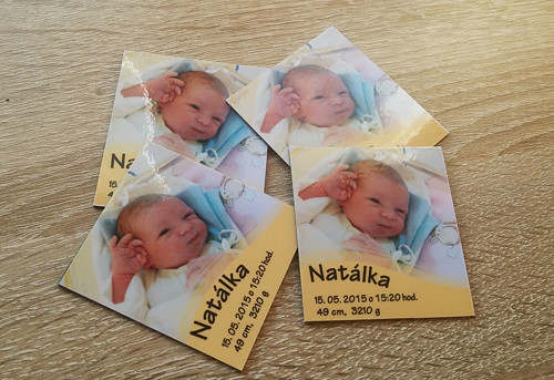 Baby magnetky s fotografiou