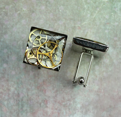 Manžetové knoflíčky /transparent/ — foto 1