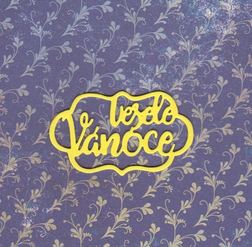 VESELÉ VÁNOCE - žluté (5 ks) — foto 1