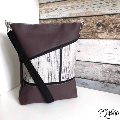 Crossbody, dřevo a kůže ... — foto 1