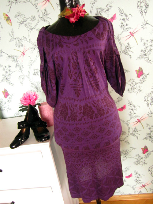 Šaty ostružina v úpletu — foto 1