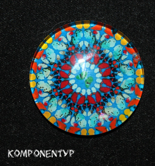 Kabošon "Mandala", 30 mm — foto 1