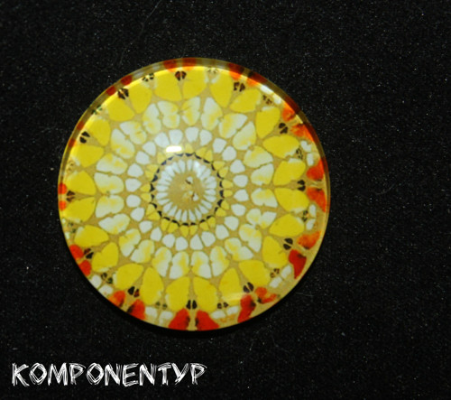 Kabošon "Mandala", 30 mm