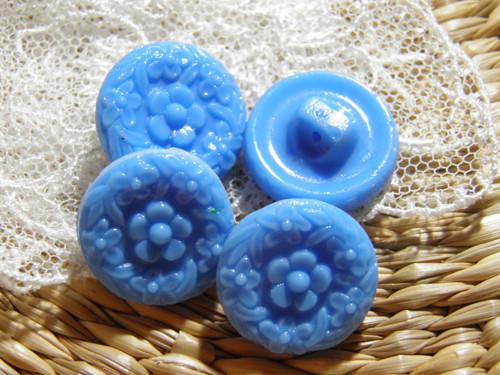 Skleněný knoflík — foto 1