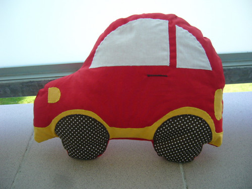 Polštář auto červené — foto 1