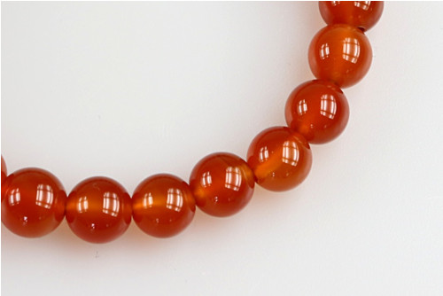 Karneol 0,8 cm, 2 kusy — foto 1