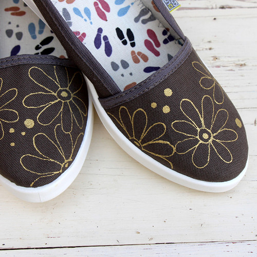 Malované botky elegantní-šedá: vel.35-40 No.2