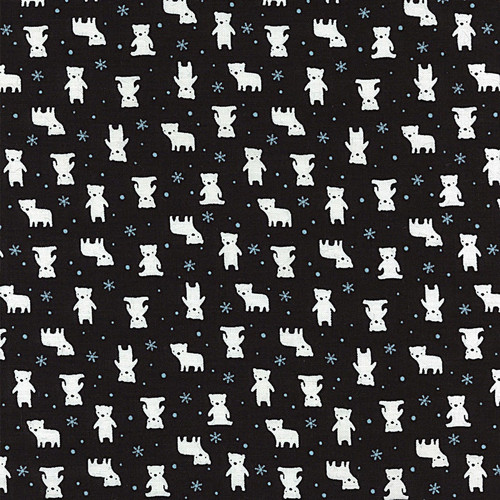 Látka MINI MUU SPRING 2016 - BLACK BEAR