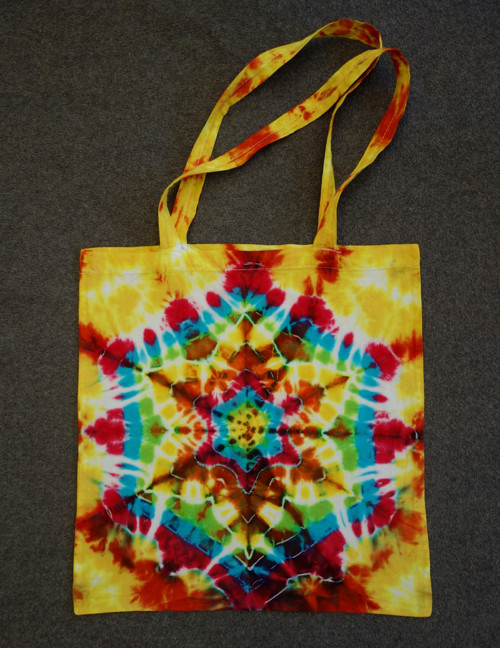 Batikovaná taška - mandala — foto 1