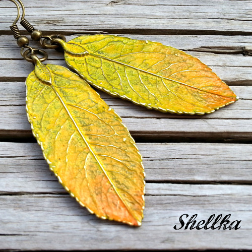 Náušnice ,,LEAVES,, III. — foto 1