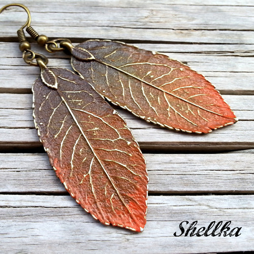 Náušnice ,,LEAVES,, VI. — foto 1