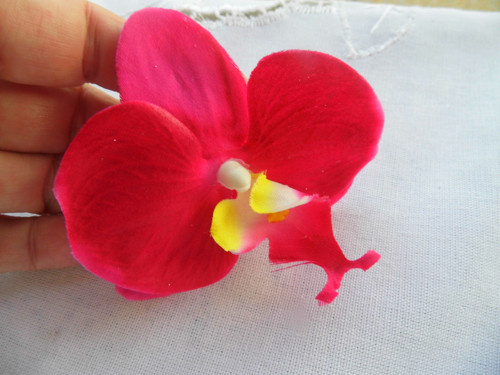 Květ orchideje 8cmcm - 1 kus
