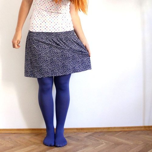 Žabka květovaná :) modrá — foto 1