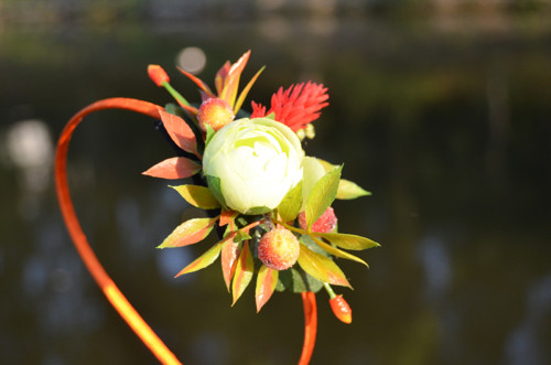 Kvíteček podzimní - čelenka — foto 1