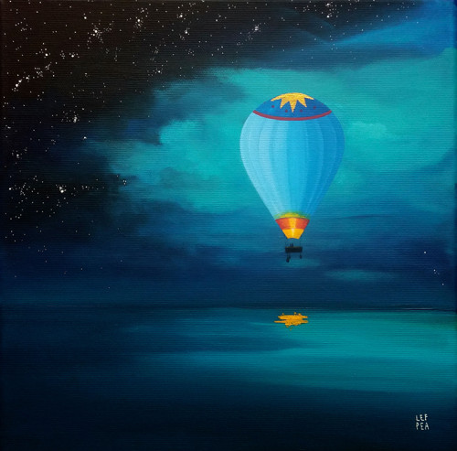 Noční let 30x30 — foto 1