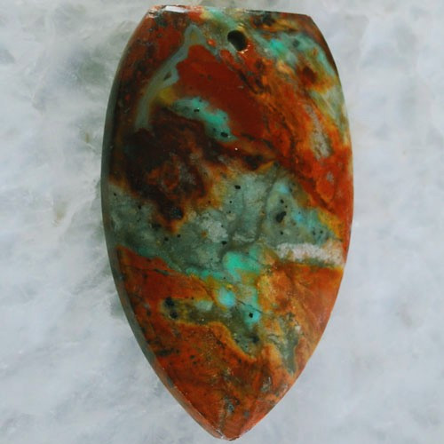 Jaspis - 45 x 28 x 6mm — foto 1