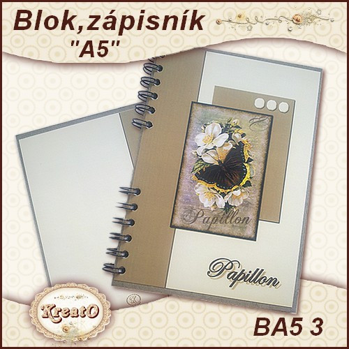 Blok, zápisník - Papilon
