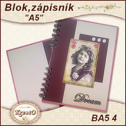 Blok, zápisník - Dream