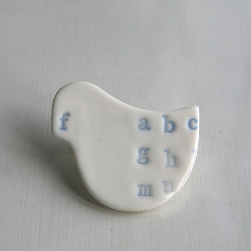 Heaven-like Messinger (porcelánová brož) — foto 1