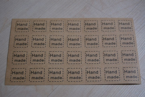 Arch samolepek "Hand Made" /24 ks/
