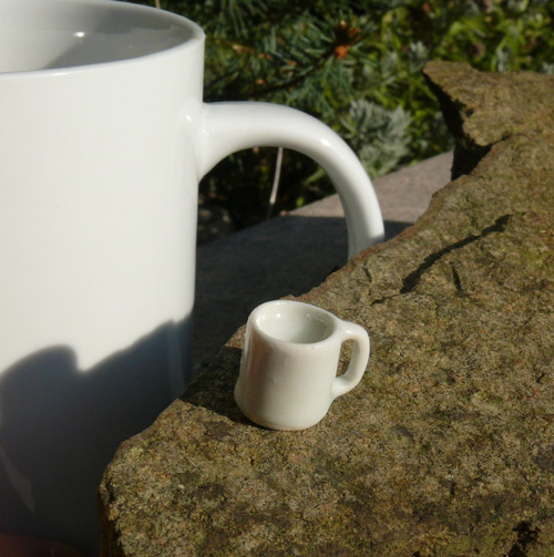 Hrnek mléka - porcelánový — foto 1