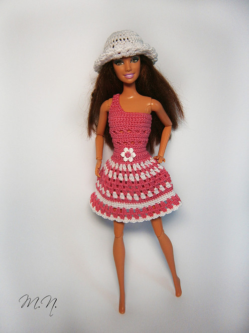 Romantické šatky pro BARBIE — foto 1