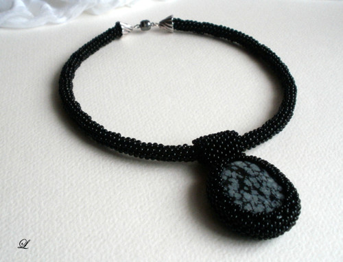 Náhrdelník Obsidián
