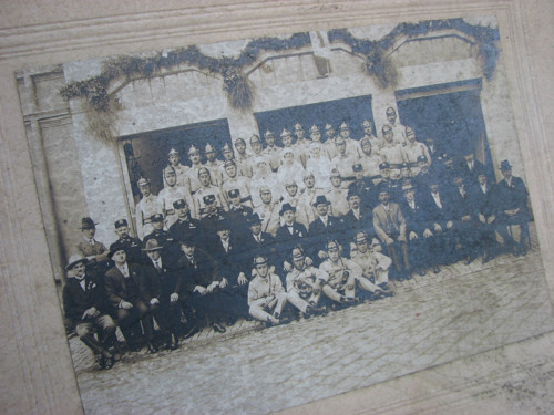 Hasičské slavnosti...starožitná fotografie