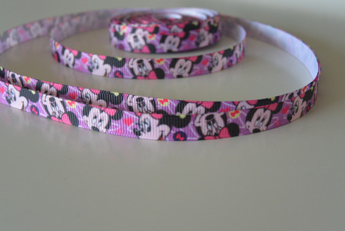 Rypsová stuha minnie mouse 0,9 cm — foto 1