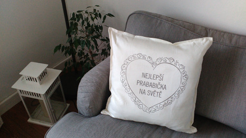 Polštář "nejlepší prababička" — foto 1