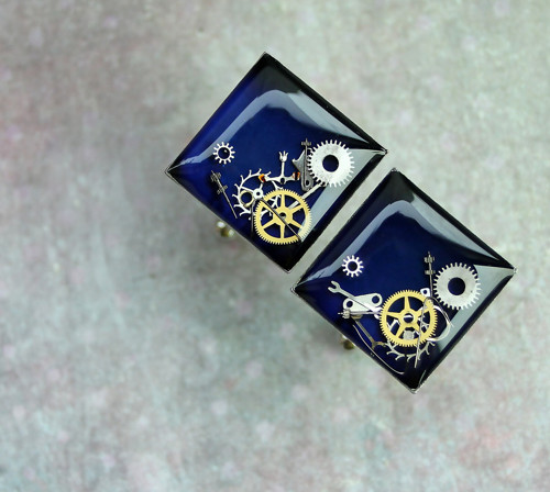 Manžetové knoflíčky /dark blue/ — foto 1