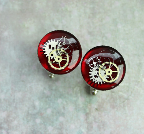 Manžetové knoflíčky /red/ — foto 1