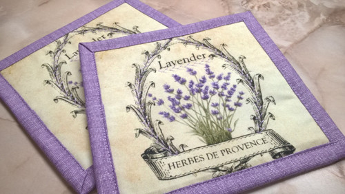 Podtácky Lavender sada 2ks — foto 1