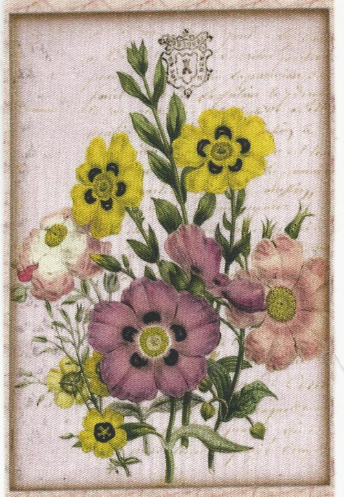 Bavlněná látka - panel 8 x 13 cm
