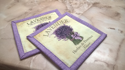 Podkafíčka Lavender sada 2ks - 2. — foto 1