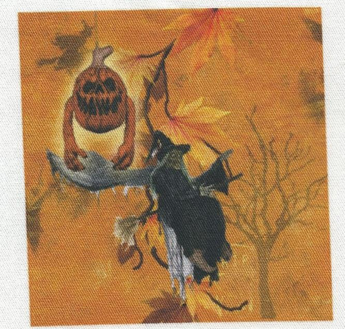 Bavlněná látka - panel 7,5 x 7,5 cm