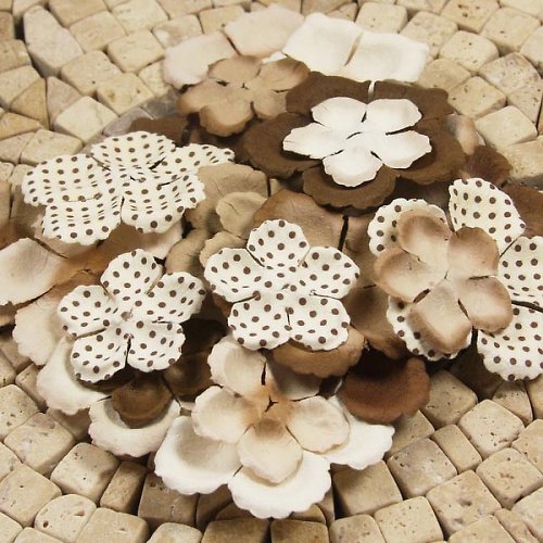 E Line Flovers Brown 300869 - scrapbook — foto 1