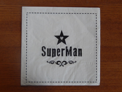 Ubrousek na decoupage - super Man — foto 1