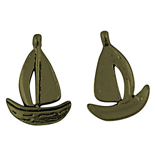 Loď/ ant.bronz/ 19x13mm
