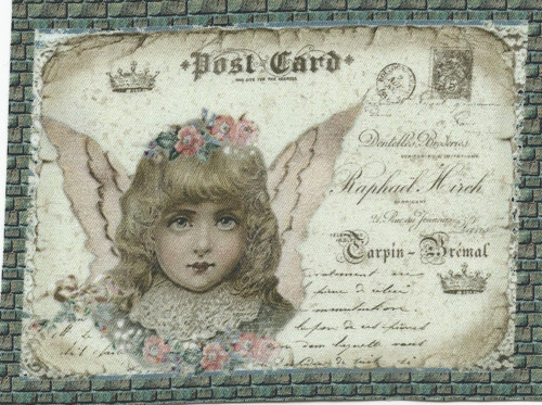 Bavlněná látka - panel 10 x 14 cm
