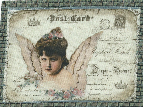 Bavlněná látka - panel 10 x 14 cm
