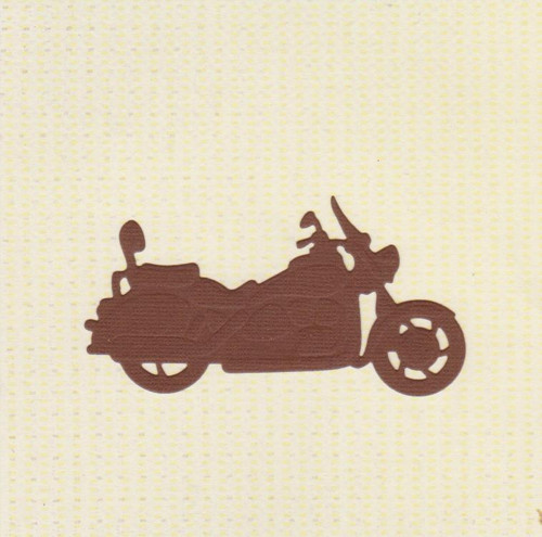 Motorka - tmavě hnědý výsek (2 ks)