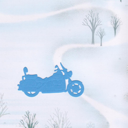 Motorka - tmavě modrý výsek (2 ks)
