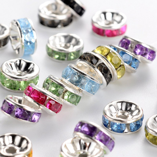 Rondelky 8x3,8mm (10ks) - mix